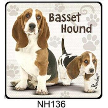 Hűtőmágnes kutyus Basset hound NH136 kép