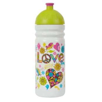 Hygi Kulacs 700ml - Love - zöld-fehér kép