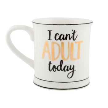 I Cant Adult Today porcelán bögre, 400 ml - Sass & Belle kép