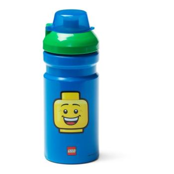 Iconic kék kulacs zöld kupakkal, 390 ml - LEGO® kép