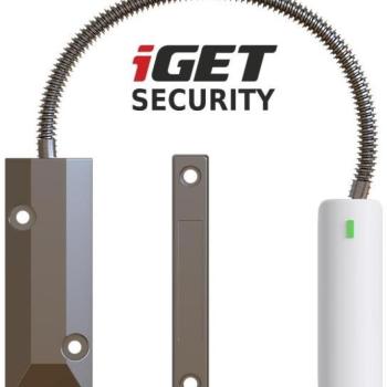 iGET SECURITY EP21 - vezeték nélküli mágneses érzékelő kapukhoz és vas ajtókhoz iGET M5-4G riasztóho kép