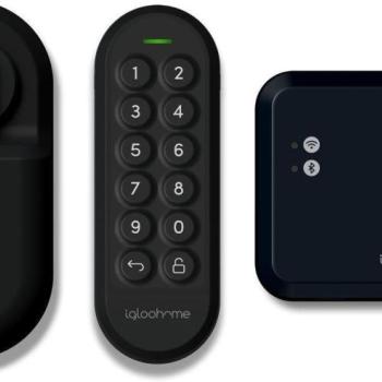 Igloohome  Retrofit Lock + Keypad + Wi-Fi Bridge ( Bundle) kép