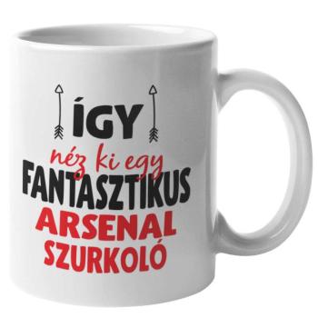 Így néz ki egy fantasztikus Arsenal szurkoló bögre kép