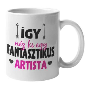 Így néz ki egy fantasztikus artista bögre kép