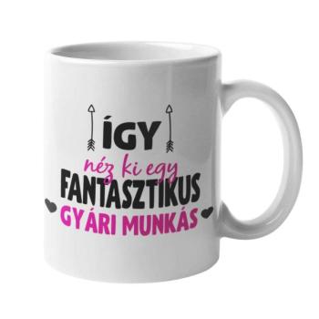 Így néz ki egy fantasztikus gyári munkás bögre kép