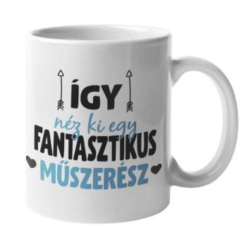 Így néz ki egy fantasztikus műszerész bögre kép