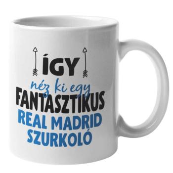 Így néz ki egy fantasztikus Real Madrid szurkoló bögre kép