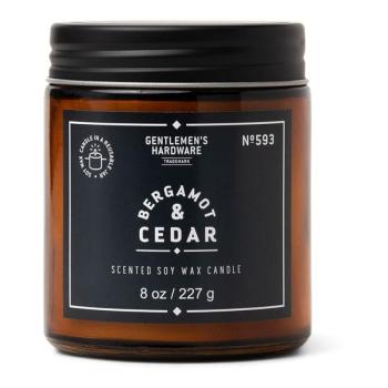 Illatos szójaviasz gyertya égési idő 48 ó Bergamot & Cedar – Gentlemen's Hardware kép