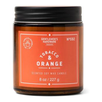 Illatos szójaviasz gyertya égési idő 48 ó Tobacco & Orange – Gentlemen's Hardware kép