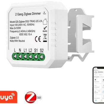 Immax NEO Smart kontroler stmívatelný V5 2-tlačítkový Zigbee 3.0 kép