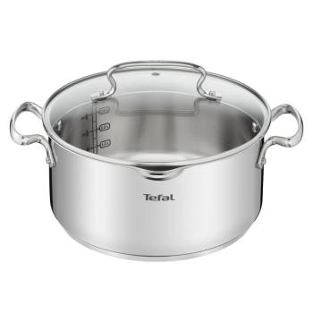 Indukciós tűzhelyhez alkalmas rozsdamentes acél edény 5 l Duetto+ – Tefal kép