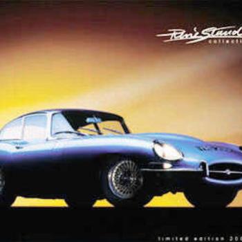 Jaguar E-type - Fémtábla kép