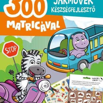 Járművek készségfejlesztő - 300 matricával kép