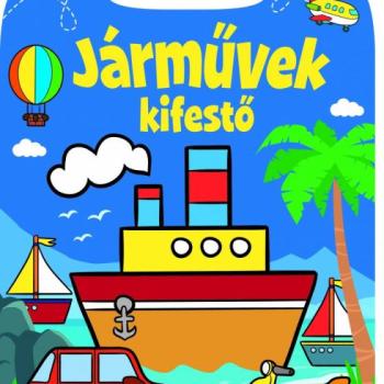 Járművek - kifestő kép