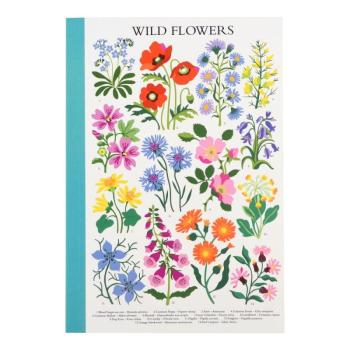 Jegyzetfüzet 60 oldal, A5 Wild Flowers – Rex London kép