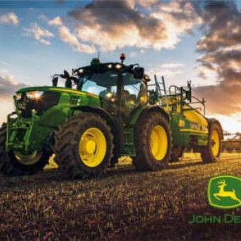 John Deere Modell 6150R Fémtábla kép