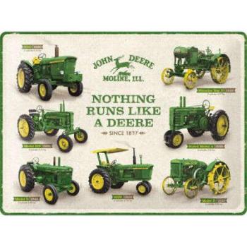 John Deere - Nothing Runs Like A Deere Fémtábla kép