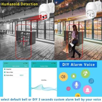 Jortan YI Iot Kültéri Wifi Smart HD Telefontól Vezérelhető Kamera... kép