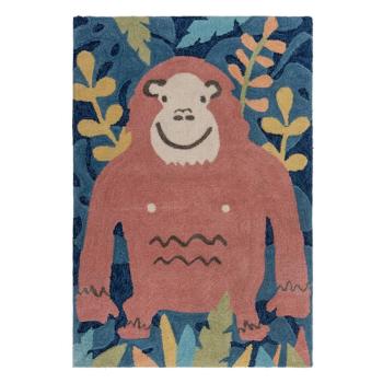 Jungle Monkey gyerekszőnyeg, 100 x 150 cm - Flair Rugs kép