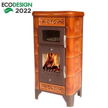 Kandallókályha Bologna II goldbrown 6kw kép