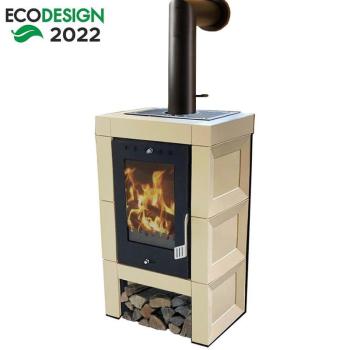 Kandallókályha Modena II beige 6KW kép