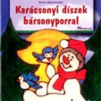 Karácsonyi díszek bársonyporral kép