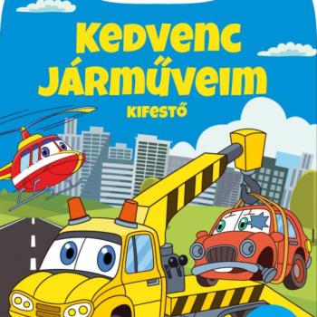 Kedvenc járműveim kifestő kép