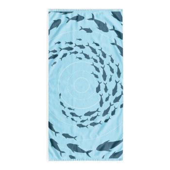 Kék strandtörölköző 90x180 cm Shoal – DecoKing kép