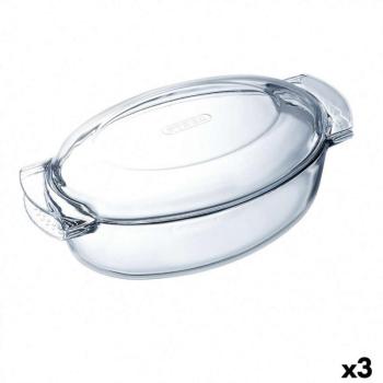 Kemencés ételeknek való tartó Pyrex Classic Fedéllel Ovalada 39 x... kép