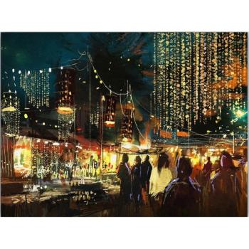 Kép 100x70 cm City Street – Wallity kép