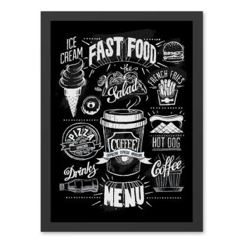 Kép 55x70 cm Menu – Wallity kép