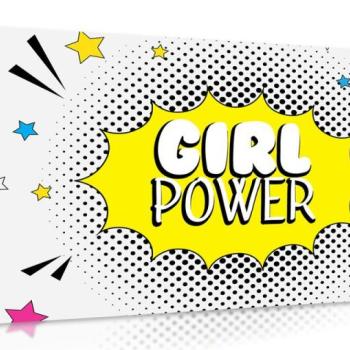 Kép pop art felirattal - GIRL POWER kép