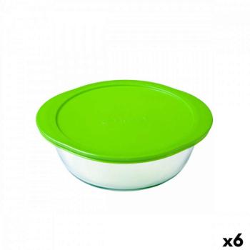 Kerek ebéddoboz fedéllel Pyrex Cook &amp;amp; Store 27 x 24 x 8 cm Zö... kép