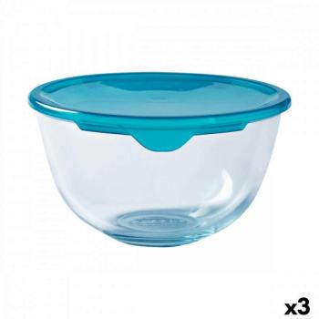 Kerek ebéddoboz fedéllel Pyrex Cook &amp;amp; Store Kék 2 L 22 x 22 x... kép