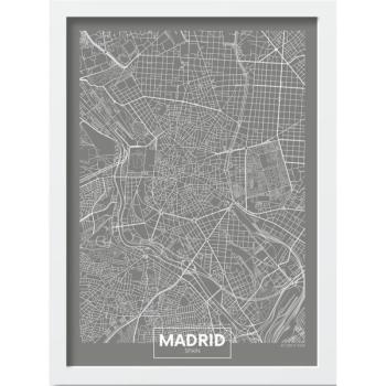 Keretezett poszter 40x55 cm Madrid – Wallity kép