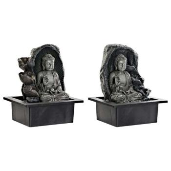 Kerti szökőkút DKD Home Decor 21 x 17,5 x 25 cm Buddha Gyanta Kel... kép