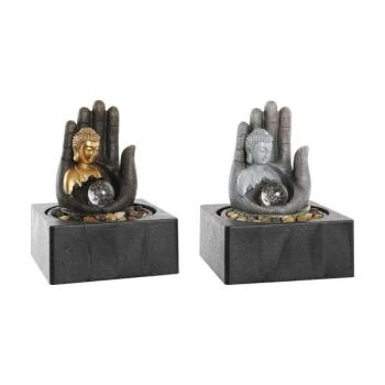 Kerti szökőkút DKD Home Decor Buddha Gyanta 18 x 18 x 24 cm Kelet... kép