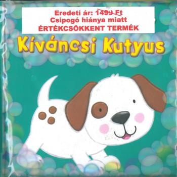 Kíváncsi kutyus - fürdőskönyv kép