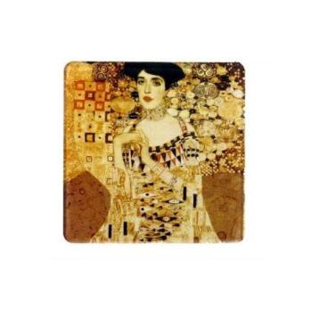 Klimt hűtőmágnes - 8,3 cm - Adele Bloch kép