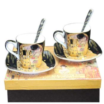 Klimt porcelán espressós kávés készlet - 2 személyes kép