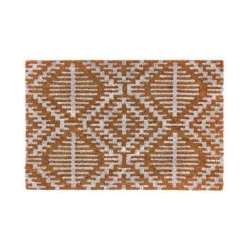 Kókuszrost lábtörlő 60x40 cm Boho White – Casa Selección kép