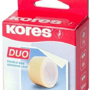 KORES Kétoldalú ragasztószalag DUO 5 m x 30 mm kép