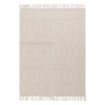 Krémszínű gyapjú szőnyeg 200x290 cm Asra – Asiatic Carpets kép