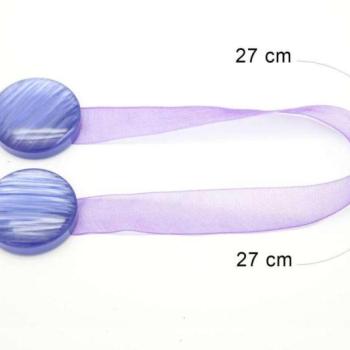 Különleges függönyelkötő mágnes 67 Ibolyalila kép
