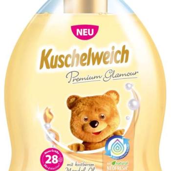 Kuschelweich PREMIUM GLAMOUR öblítő 28 mosás, 750 ml sárga kép