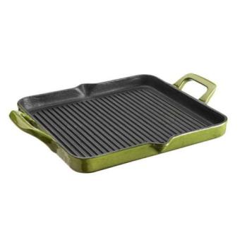 La Cuisine GREEN öntöttvas grillsütő 29×26 cm 2 fülű kép