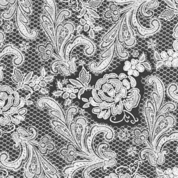 Lace Royal silver white dombornyomott papírszalvéta 33x33cm, 15db-os kép