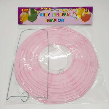 Lampion, rózsaszín 25 cm-es FST9794 kép