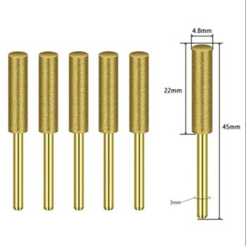 Láncfűrész élező fej - 5db-os szett 4.8 mm kép