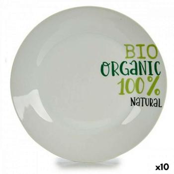 Lapos Tányér Organic Porcelán 24,4 x 2,6 x 24,4 cm (10 egység) kép